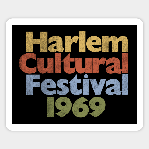 Harlem Cultural Festival Historical Tribute Sticker TeePublic